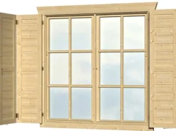 Skan Holz Fensterläden für Doppelfenster für 28-DF-02 und 45-DF-04