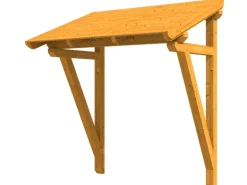 Skan Holz Haustür-Vordach Paderborn 2 Eiche hell lasiert 242 cm x 156 cm