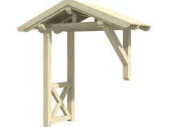 Skan Holz Haustür-Vordach Siegen 3 Natur 247 cm x 116 cm