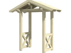 Skan Holz Haustür-Vordach Siegen 4 Natur 247 cm x 116 cm
