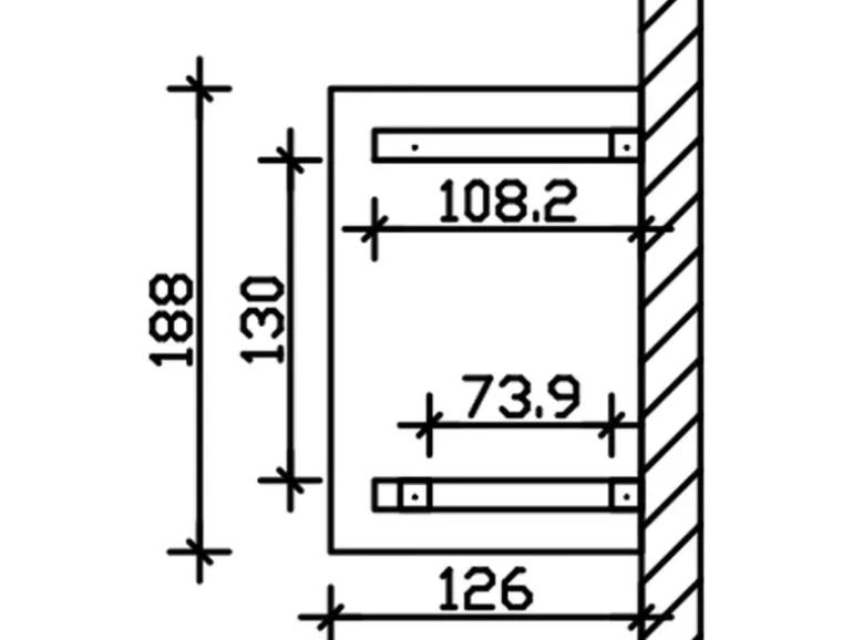 Skan Holz Haustür-Vordach Wesel 3 Schiefergrau lasiert 188 cm x 126 cm