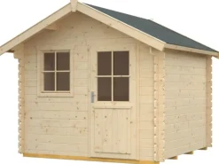 Skan Holz Holz-Gartenhaus Porto 1 Natur 250 cm x 200 cm