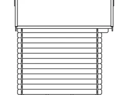 Skan Holz Holz-Gartenhaus Porto 1 Natur 250 cm x 200 cm