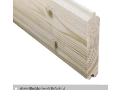 Skan Holz Holz-Gartenhaus Porto 3 Natur 250 cm x 300 cm