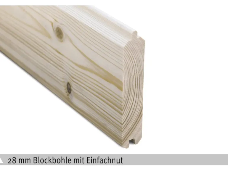 Skan Holz Holz-Gartenhaus BBH Madeira 2 Natur 350 cm x 303 cm