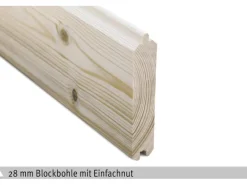 Skan Holz Holz-Pavillon Almelo Schiefergrau farbbehandelt 350 cm x 303 cm