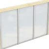 Skan Holz Polycarbonat Seitenwand für Terrassenüberdachung 350/339 cm Tiefe
