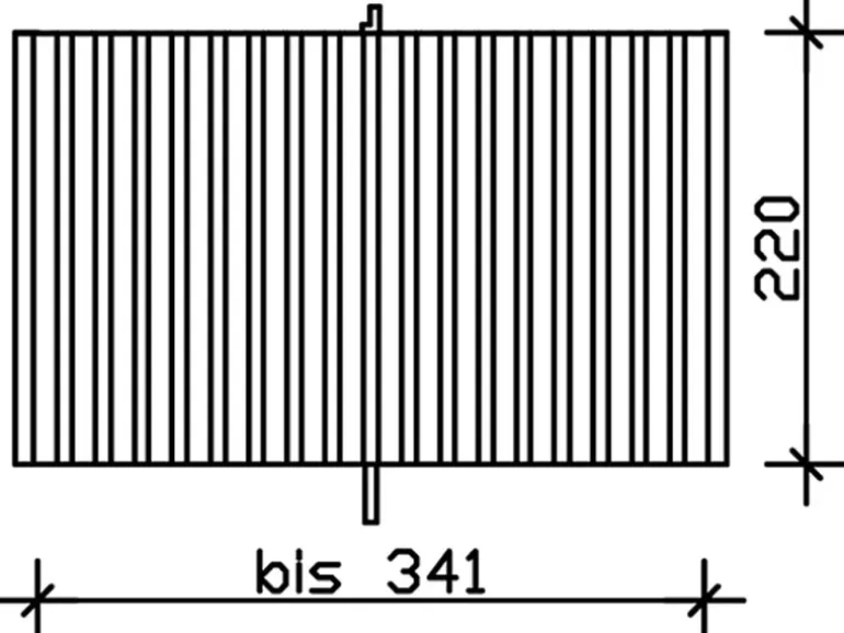 Skan Holz Rückwand Deckelschalung 341 x 220 cm Fichte Schiefergrau