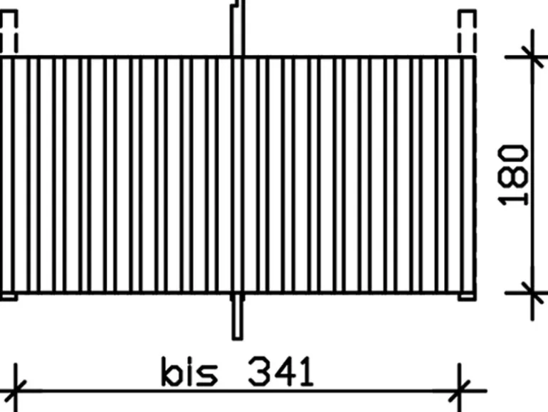 Skan Holz Rückwand Deckelschalung 341 x 180 cm Fichte Eiche hell