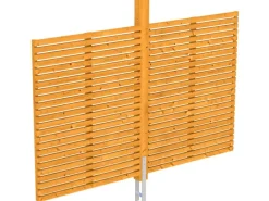 Skan Holz Rückwand Rhombus 291 x 160 cm Fichte Eiche hell