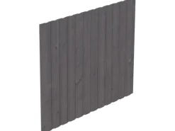 Skan Holz Seitenwand Deckelschalung 230 x 180 cm Fichte Schiefergrau