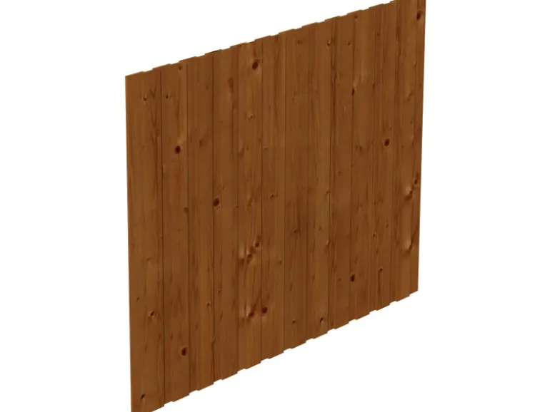 Skan Holz Seitenwand Deckelschalung 230 x 180 cm Fichte Nussbaum