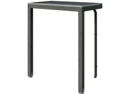 Skan Holz Vordach Fehmarn 200 cm x 125 cm Schiefergrau