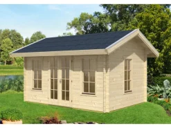 Skan Holz-Gartenhaus Lugano 1 mit Dachlattung B x T 420 cm x 300 cm