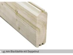 Skan Holz-Gartenhaus Lugano 1 mit Dachlattung B x T 420 cm x 300 cm