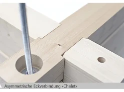 Skan Holz-Gartenhaus Lugano 1 mit Dachlattung B x T 420 cm x 300 cm