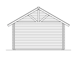 Skan Holz-Gartenhaus Toronto 1 mit Dachschalung B x T 420 cm x 420 cm