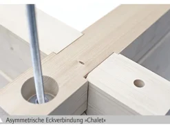 Skan Holz-Gartenhaus Toronto 4 mit Dachschalung B x T 420 cm x 660 cm