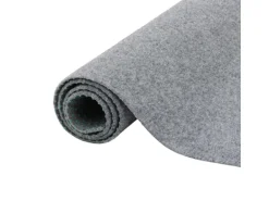 Snapstyle Kunstrasen Rasenteppich mit Noppen Kingston Grau 400x150cm