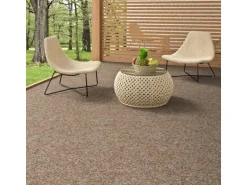 Snapstyle Kunstrasen Rasenteppich mit Noppen Kingston Beige 200x500cm