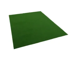 Snapstyle Kunstrasen Rasenteppich mit Noppen Kingston Grün Uni 200x50cm