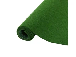 Snapstyle Kunstrasen Rasenteppich mit Noppen Kingston Grün Uni 200x50cm