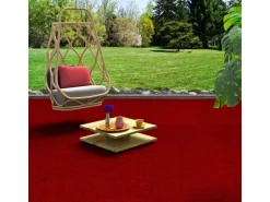 Snapstyle Kunstrasen Rasenteppich mit Noppen Kingston Rot 200x350cm