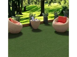 Snapstyle Kunstrasen Rasenteppich mit Noppen Kingston Grün Mix 200x450cm