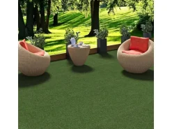 Snapstyle Kunstrasen Rasenteppich mit Noppen Kingston Grün Mix 200x300cm