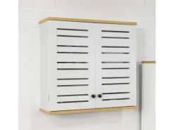 SoBuy Wandschrank Badezimmerschrank Küchenschrank Medizinschrank Weiß BZR42-W