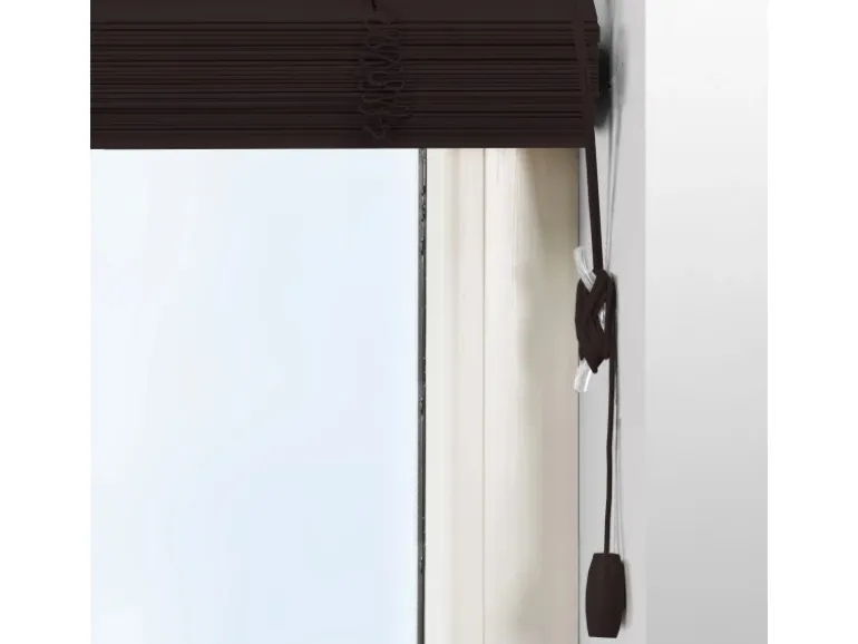 Sol Royal SolDecor JH3 Holzjalousie B70xH130 cm Dunkelbraun