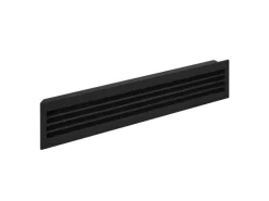 SOTECH 1 Paar Lüftungsgitter BRISE für Türen Schlitzlochung Schwarz