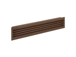 SOTECH 1 Paar Lüftungsgitter BRISE für Türen Schlitzlochung Braun