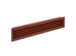 SOTECH 1 Paar Lüftungsgitter BRISE für Türen Schlitzlochung Mahagoni