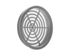 SOTECH 5 Stück Lüftungsrosette Ø65,2 mm aus Kunststoff Zum Einlassen Silbergrau
