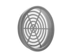 SOTECH 10 Stück Lüftungsrosette Ø65,2 mm aus Kunststoff Zum Einlassen Silbergrau