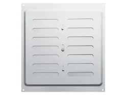 SOTECH Aluminium Lüftungsgitter Oval 260 x 240 mm mit Schiebeverschluss Verschließbar