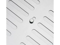 SOTECH Aluminium Lüftungsgitter Oval 260 x 165 mm mit Schiebeverschluss Verschließbar