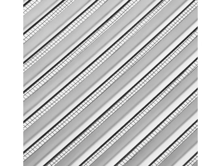 SOTECH Aluminium-Lüftungsgitter 140 x 140 mm Edelstahloptik Aufschraubbar mit Insektenschutz