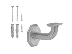 SOTECH Handlaufhalter RUSTICAL Silber Höhe 67 mm Ausladung 67,5 mm für Handläufe mit Ø 45 mm