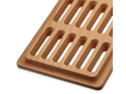 SOTECH Lüftungsgitter aus Massivholz 550 x 100 mm Buche Natur