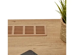 SOTECH Lüftungsgitter aus Massivholz 550 x 100 mm Buche Natur