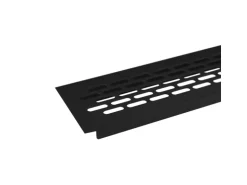 SOTECH Lüftungsgitter Lochblech 484 x 60 mm Schwarz