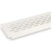 SOTECH Lüftungsgitter Lochblech 484 x 60 mm Weiß RAL9003