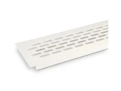 SOTECH Lüftungsgitter Lochblech 484 x 60 mm Weiß RAL9003