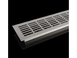 SOTECH Lüftungsgitter Lochblech 480 x 81 mm Silber EV1