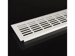 SOTECH Lüftungsgitter Lochblech 480 x 81 mm Weiß RAL9003