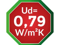 Splendoor Haustür ThermoSpace Milano Prime Woodeffect 110 cm x 210 cm Anschlag L