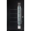 Splendoor Haustür Thermospace Berlin RC2 Schwarz-Weiß 110 cm x 210 cm Anschlag R