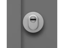 Splendoor Haustür Thermospace Berlin RC2 Schwarz-Weiß 110 cm x 210 cm Anschlag R